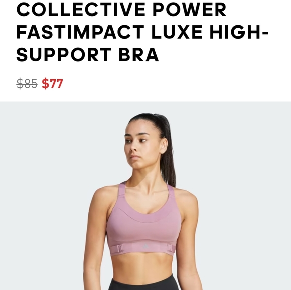 Adidas Fast Impact Lux High support bra - Picture 3 of 6